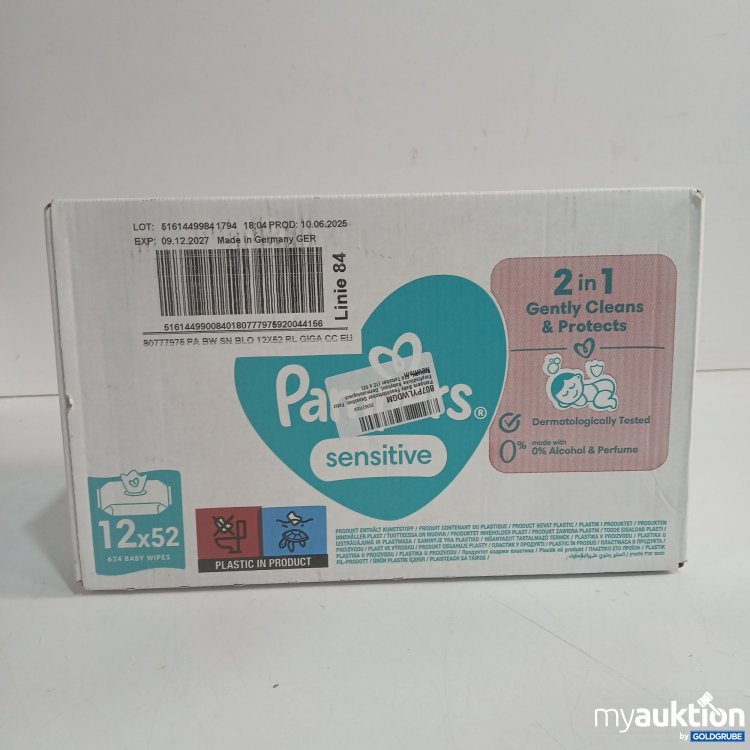 Artikel Nr. 894424: Pampers Sensitive 2in1 12x52 Baby Wipes 