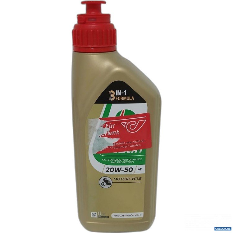 Artikel Nr. 930424: Castrol 3 in 1 Formula 20W-50 Motorcycle Öl