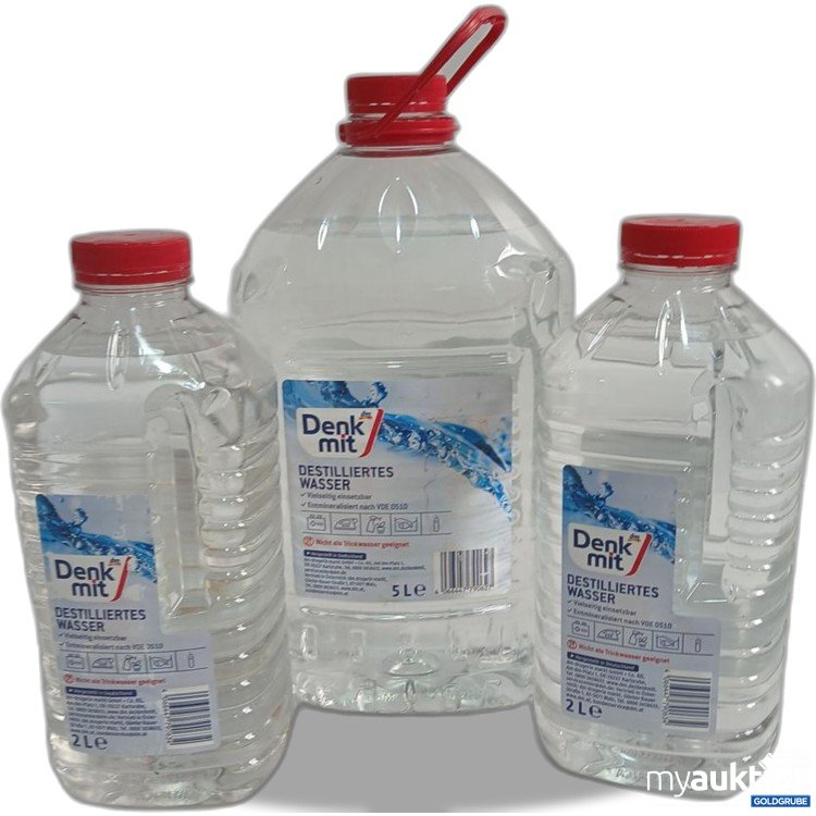 Artikel Nr. 953424: Denk mit! Destilliertes Wasser 5 l und 2x2l