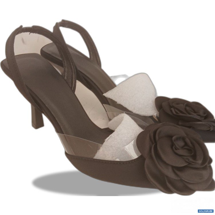 Artikel Nr. 957424: Schwarze High Heels mit Blumenapplikation