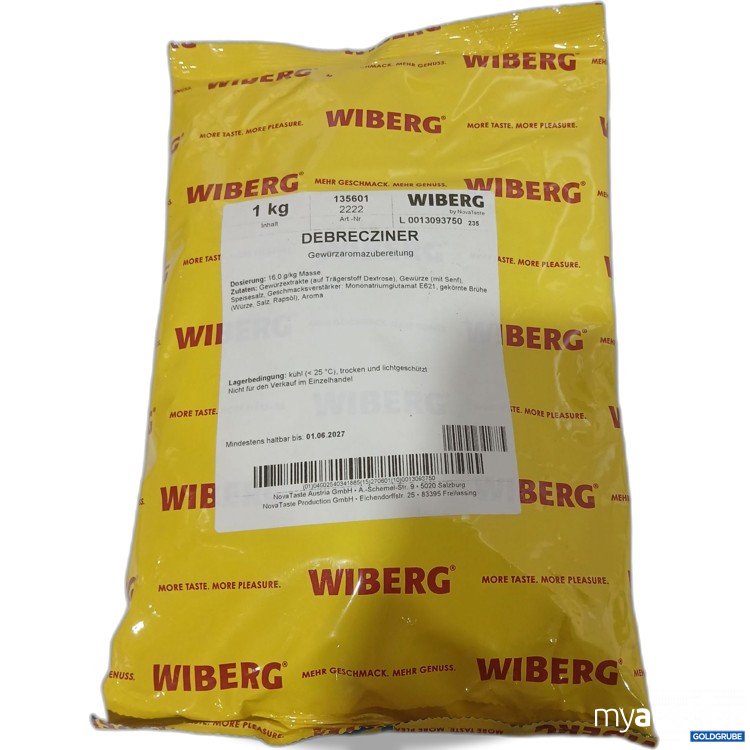 Artikel Nr. 973424: Wiberg Debrecziner Gewürzaromazubereitung 1kg 