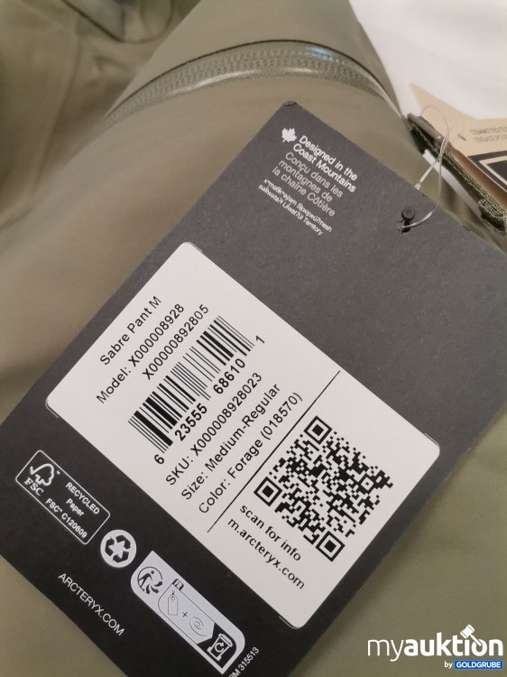Artikel Nr. 435425 Artikel Nr. 435425: Arcteryx Sabre pant