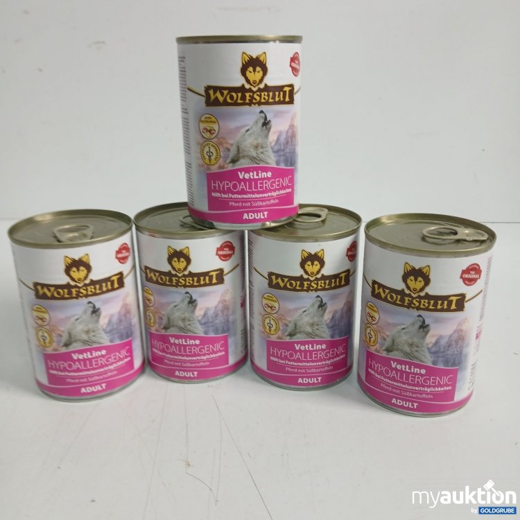 Artikel Nr. 466425: Wolfsblut VetLine Hypoallergenic Adult Hundefutter Dose 5x 395g
