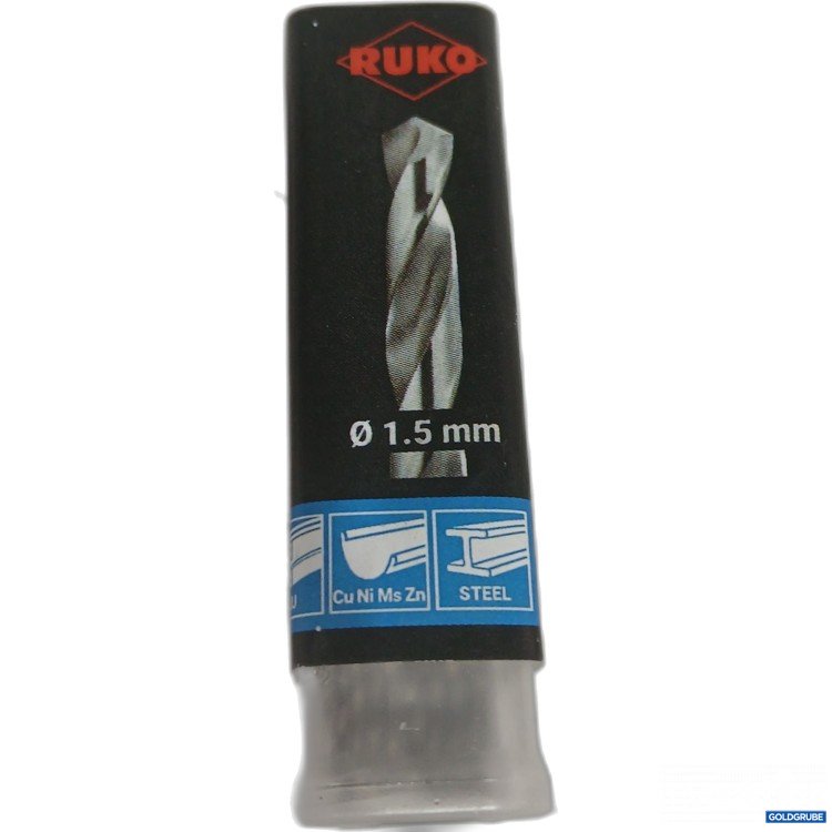 Artikel Nr. 524425: Ruko Bohrer ø1.5mm 10Stk HSS DIN338 Type N 