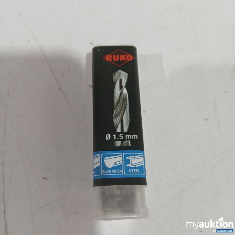 Artikel Nr. 524425: Ruko Bohrer ø1.5mm 10Stk HSS DIN338 Type N 