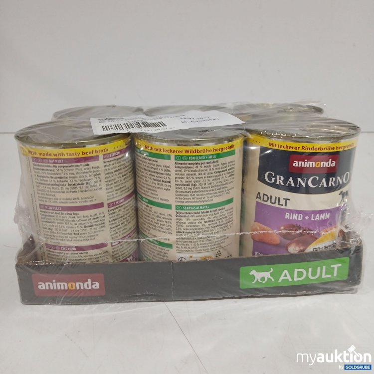 Artikel Nr. 885425: Animonda Gran Carny Adult Hundefutter Herzhafte Variation 6x400g 