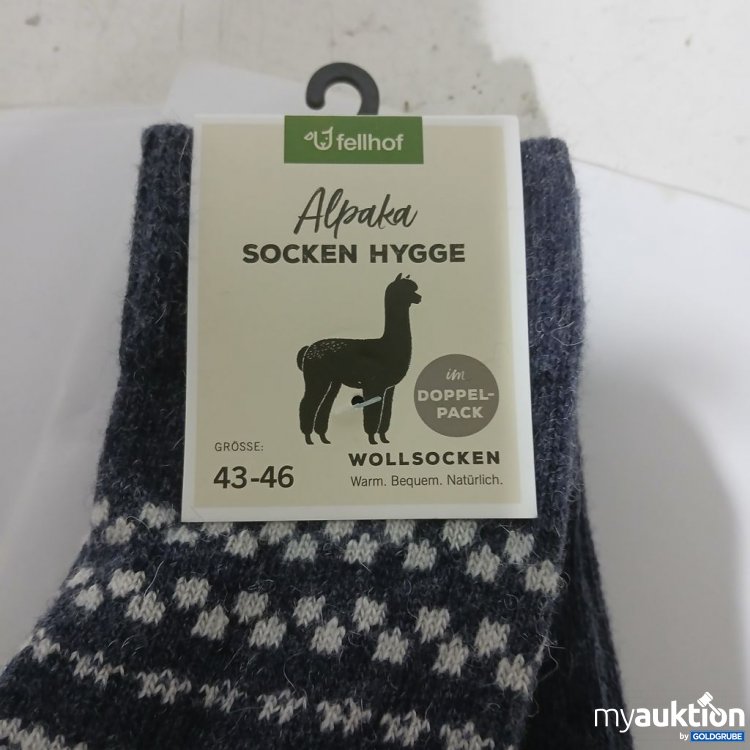 Artikel Nr. 899425 Artikel Nr. 899425: Fellhof Alpaka Socken Hygge Doppel-Pack 43-46