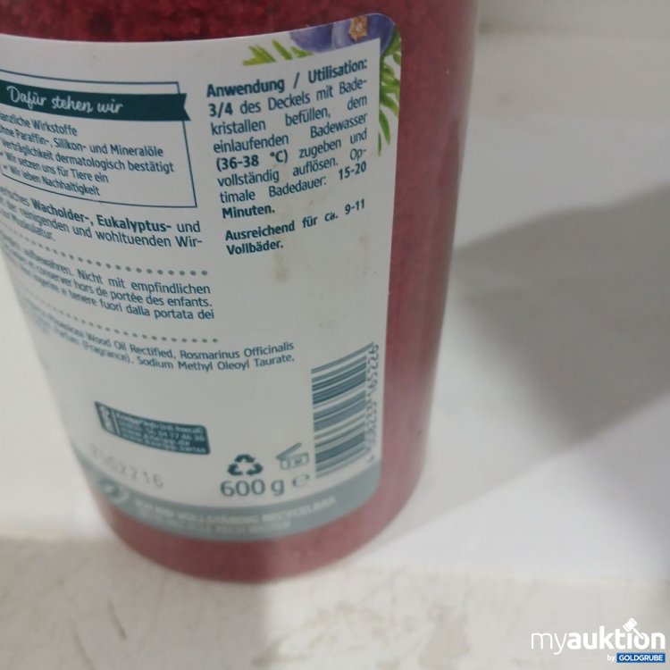 Artikel Nr. 920425: Kneipp Badekristalle Muskel Aktiv 600 g