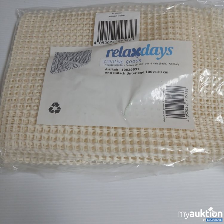 Artikel Nr. 922425: relaxdays Anti Rutsch Unterlage 100x120 cm