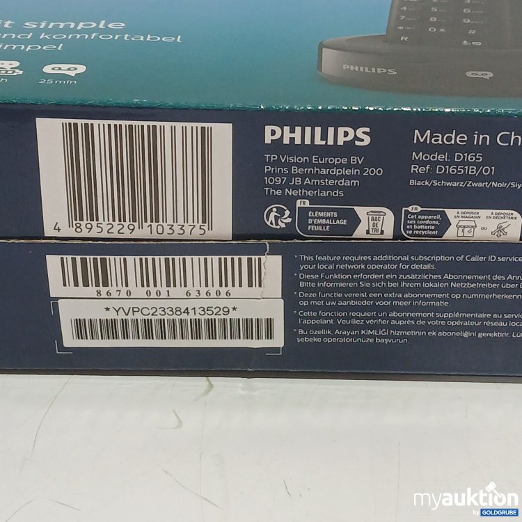 Artikel Nr. 445426: Philips Haustelefon D165