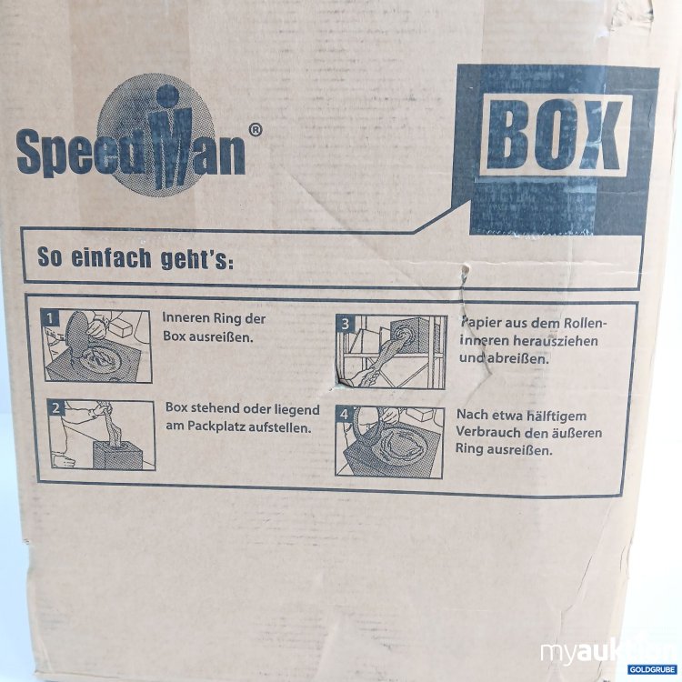 Artikel Nr. 865426 Artikel Nr. 865426: SpeedMan Polsterpapier in Mobile Spenderbox