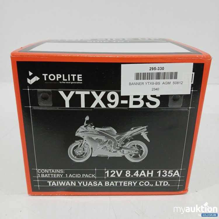 Artikel Nr. 872426 Artikel Nr. 872426: Toplite YTX9 BS 12V