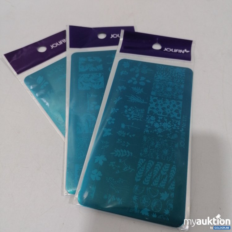 Artikel Nr. 883426 Artikel Nr. 883426: Jolifin Nagelstempel Schablonen 3Stk.
