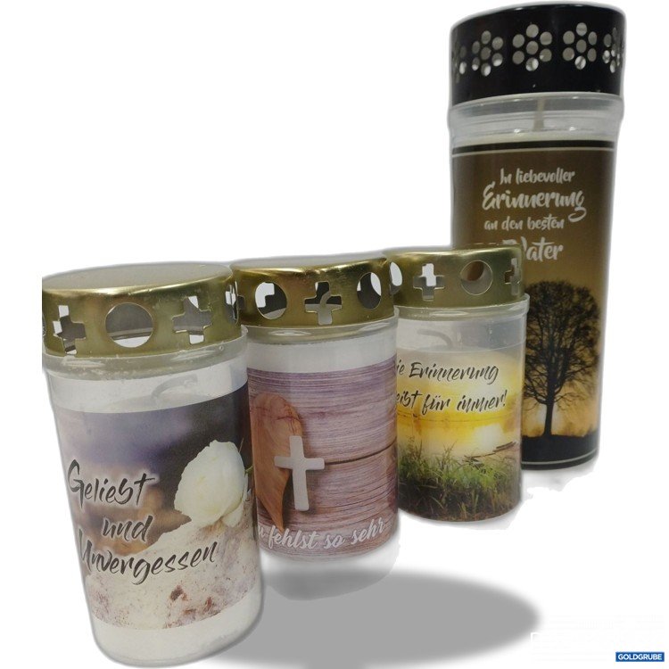 Artikel Nr. 888426 Artikel Nr. 888426: Diverse Friedhofskerzen 1x20cm, 3x12cm