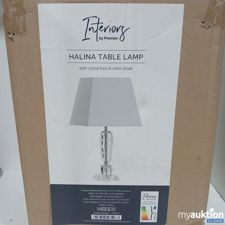 Artikel Nr. 930426: Interiors Halina Table Lamp 40W
