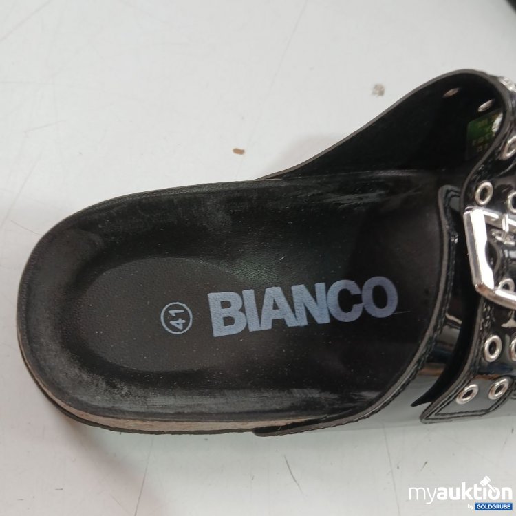 Artikel Nr. 940426: BIANCO Sandalen mit Schnallen und Nieten Größe 41