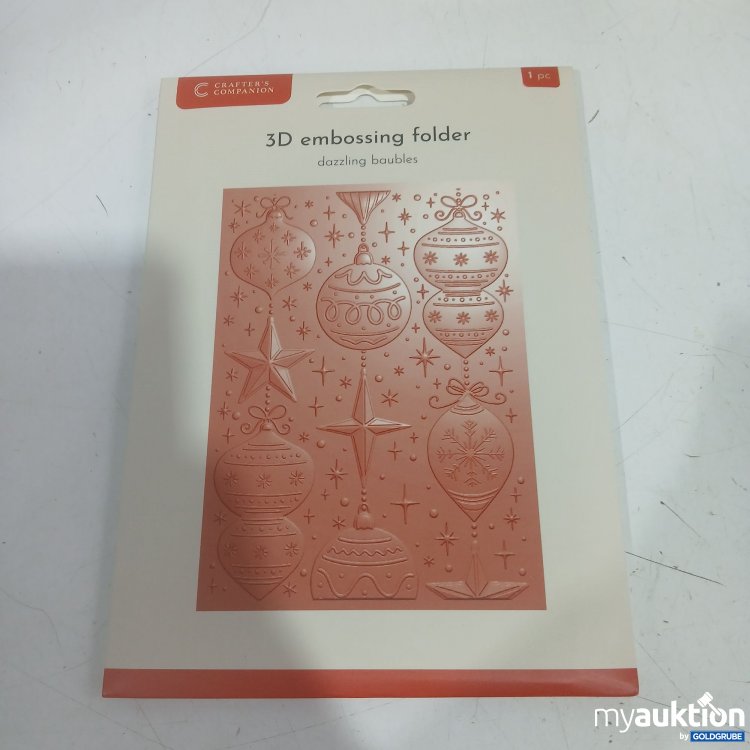 Artikel Nr. 996426: Crafter's Companion 3D embossing folder dazzling baubles 1Pc 
