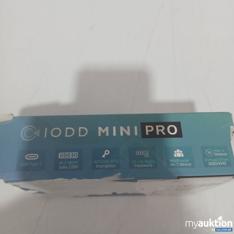 Artikel Nr. 446427 Artikel Nr. 446427: IODD Mini Pro Smart M.2 NGFF SSD Enclosure