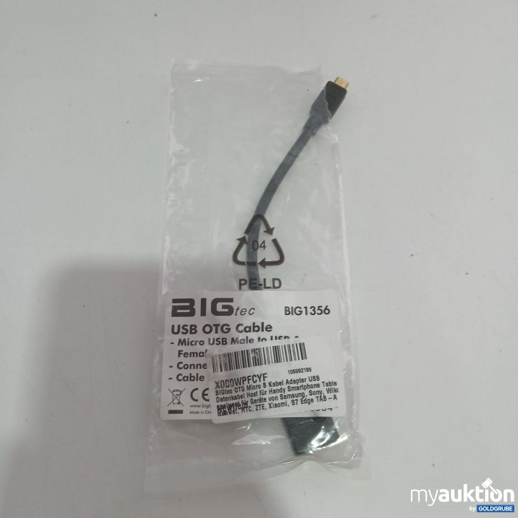 Artikel Nr. 825427 Artikel Nr. 825427: BIG Tec USB OTG Cable
