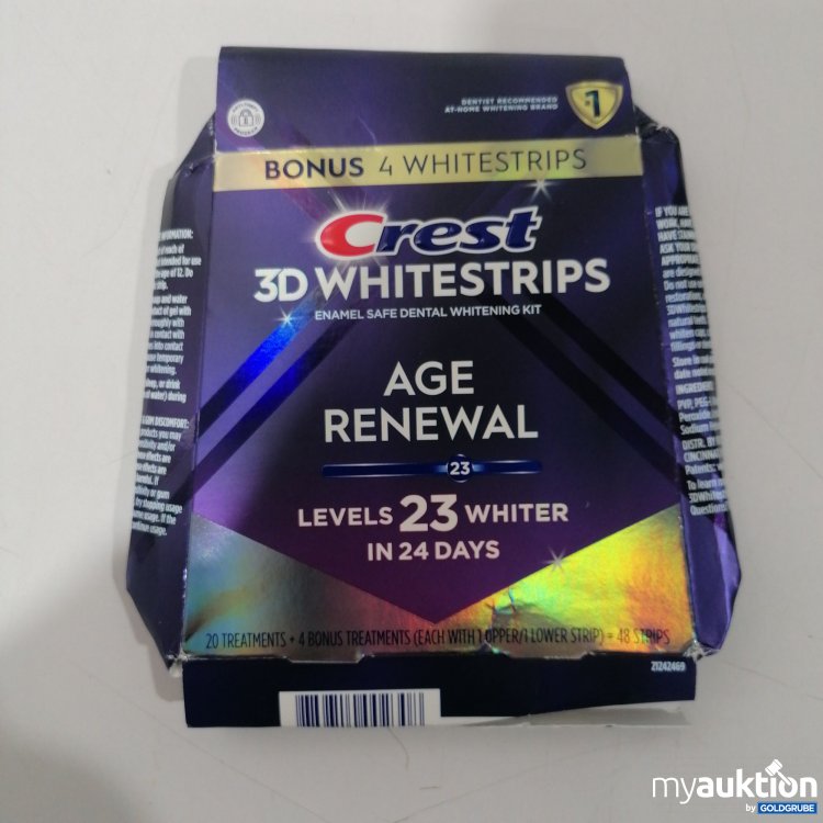 Artikel Nr. 889427: Crest 3D Whitestrips Age Renewal 48Streifen