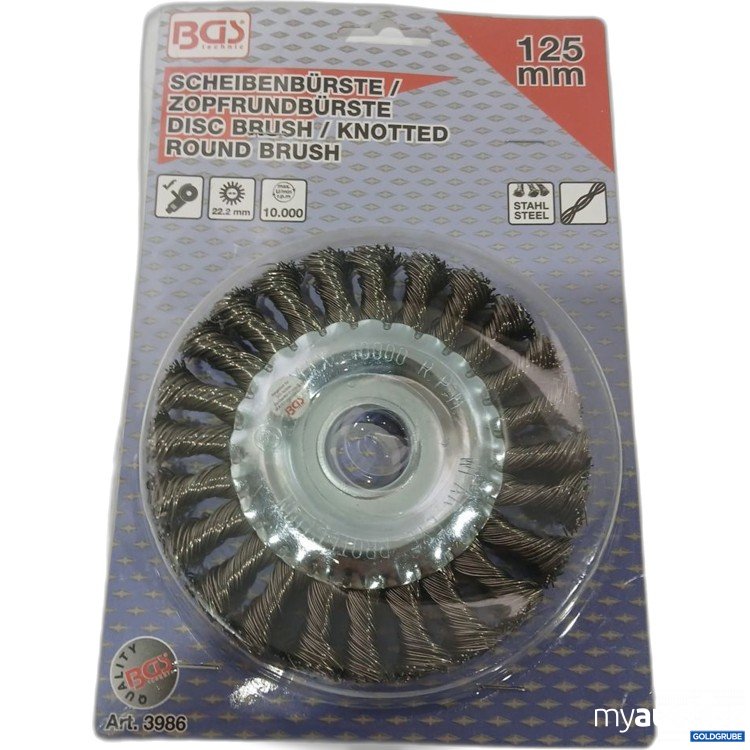 Artikel Nr. 951427: BGS Scheibenbürste 125 mm