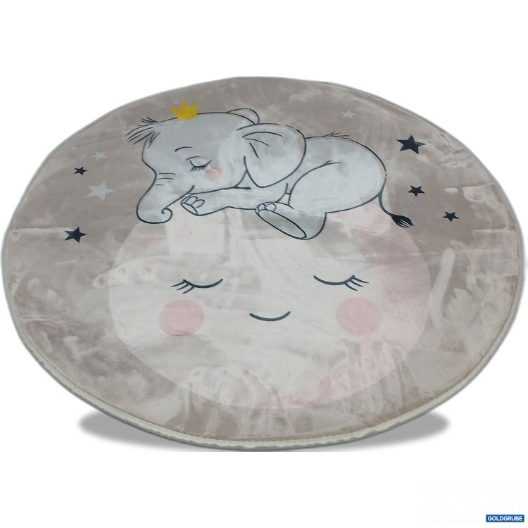 Artikel Nr. 964427 Artikel Nr. 964427: Runder Teppich mit Elefanten Optik