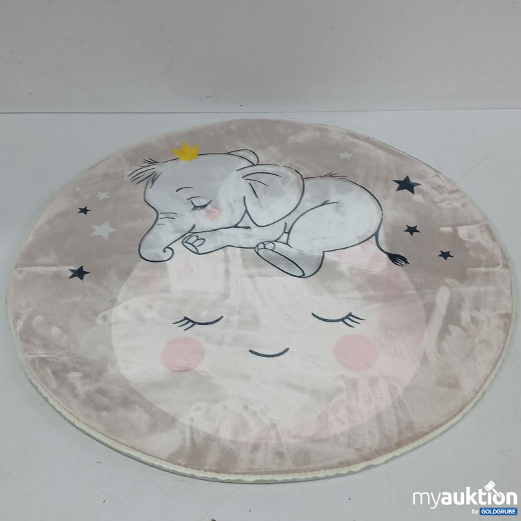 Artikel Nr. 964427 Artikel Nr. 964427: Runder Teppich mit Elefanten Optik