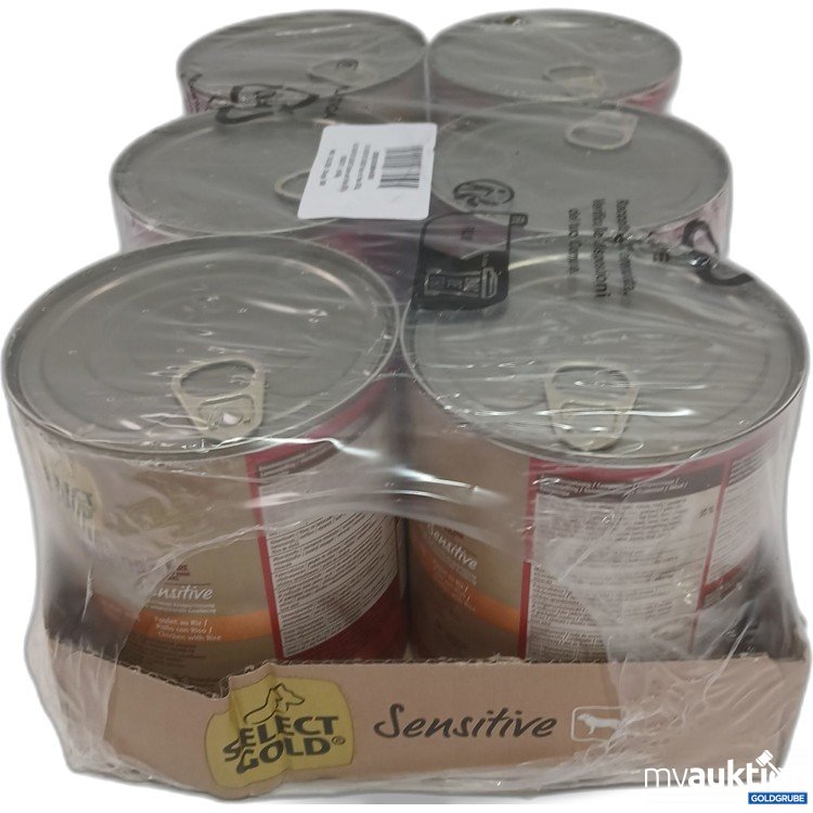 Artikel Nr. 980427: Select Gold Sensitive Senior Huhn und Reis 6x800g 