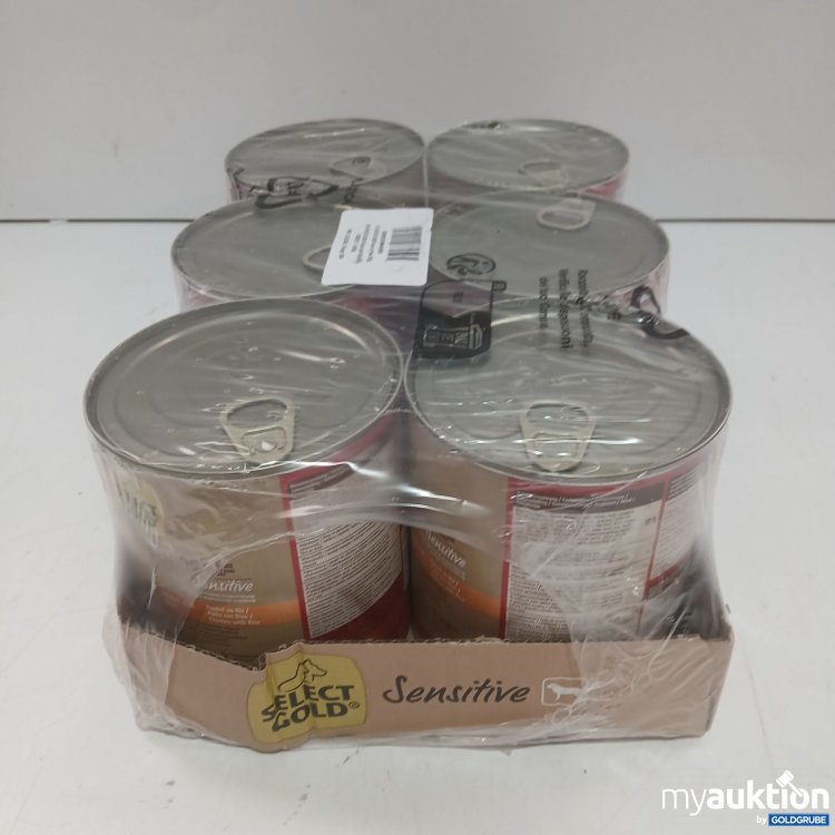 Artikel Nr. 980427: Select Gold Sensitive Senior Huhn und Reis 6x800g 