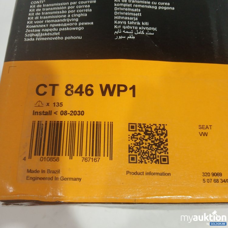 Artikel Nr. 989427 Artikel Nr. 989427: Continental Riementrieb Kit CT846WP1