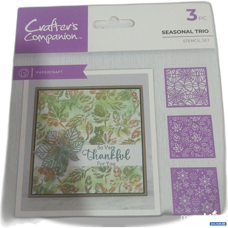 Artikel Nr. 996427: Crafter's Companion Seasonal trio stencil set 3Pcs 