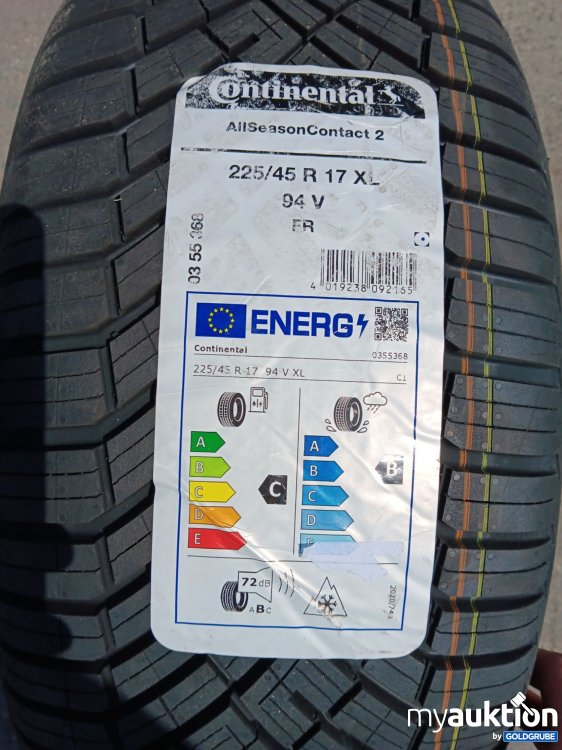 Artikel Nr. 440428 Artikel Nr. 440428: Continental all Season Contact 2 225/45 R 17XL 94V