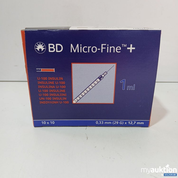 Artikel Nr. 854428 Artikel Nr. 854428: Bd Micro-Fine + 0.1ml 100stk