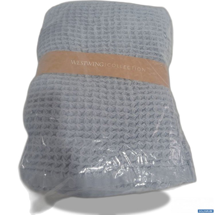 Artikel Nr. 929428 Artikel Nr. 929428: WESTWING Collection Handtuch Waffelstruktur 100x150cm grey-blue