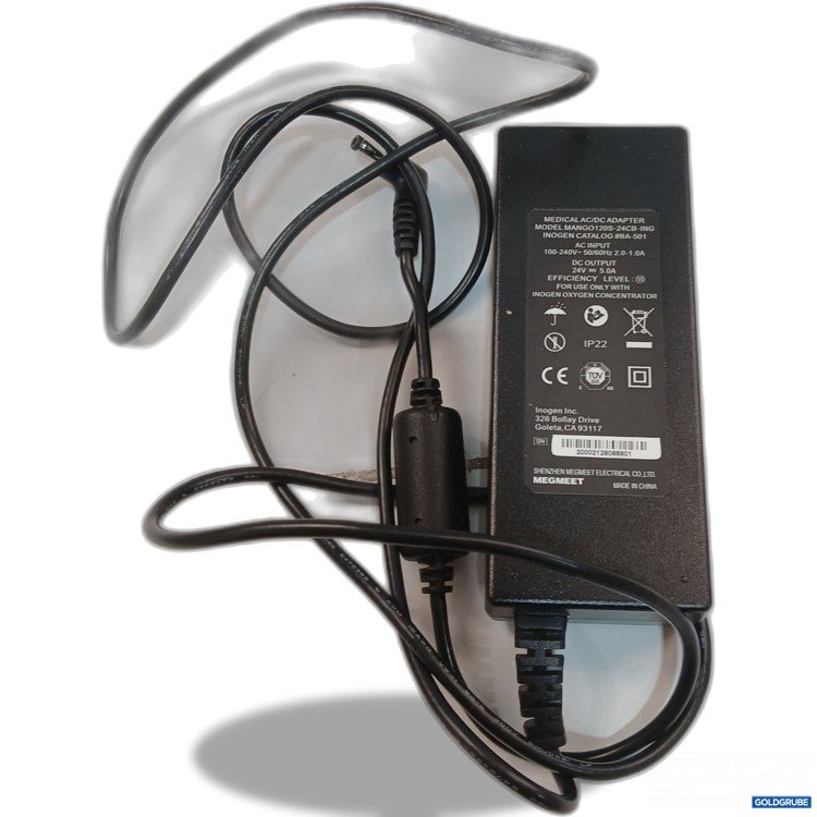 Artikel Nr. 955428: Medical AC/DC Adapter Model Mango120S-24CB-ING
