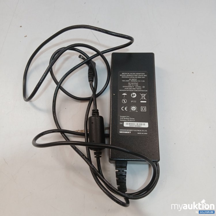 Artikel Nr. 955428: Medical AC/DC Adapter Model Mango120S-24CB-ING