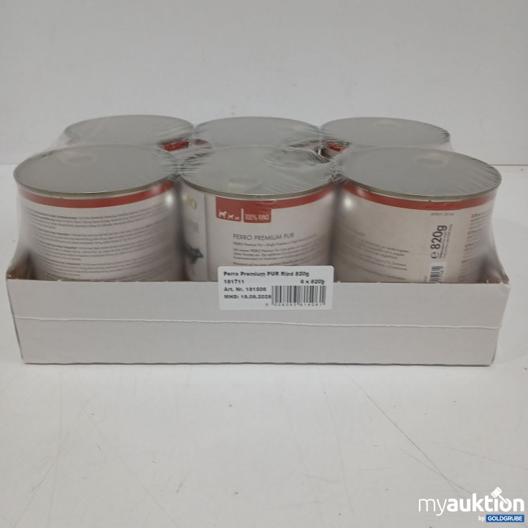Artikel Nr. 961428 Artikel Nr. 961428: Perro Premium Pur Rind 6x820g