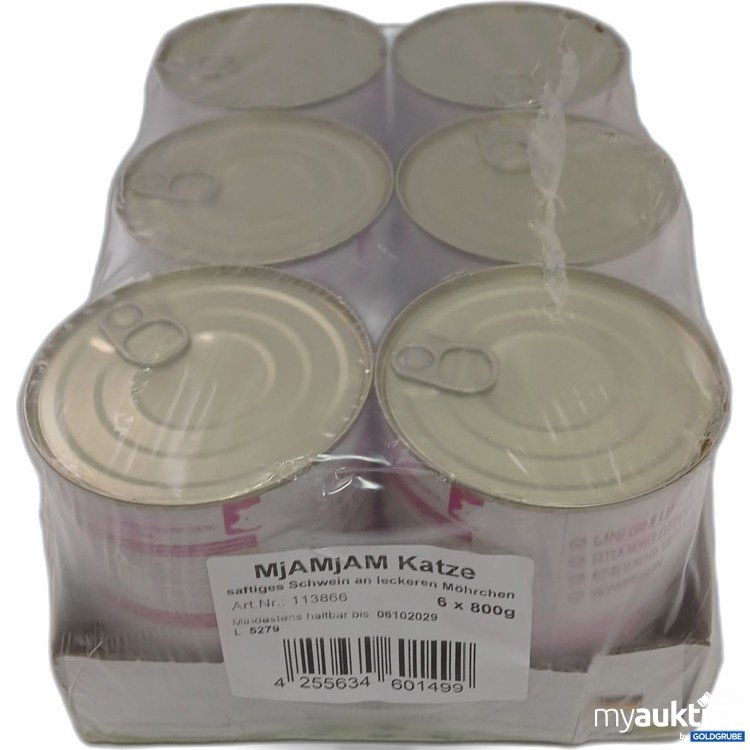 Artikel Nr. 980428 Artikel Nr. 980428: Mjamjam Saftiges Schwein an Leckeren Möhren 6x800g