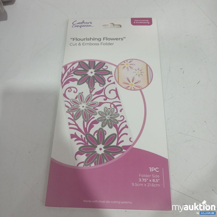 Artikel Nr. 996428: Crafter's Companion Flourishing Flowers Cut & emboss folder 1Pc 