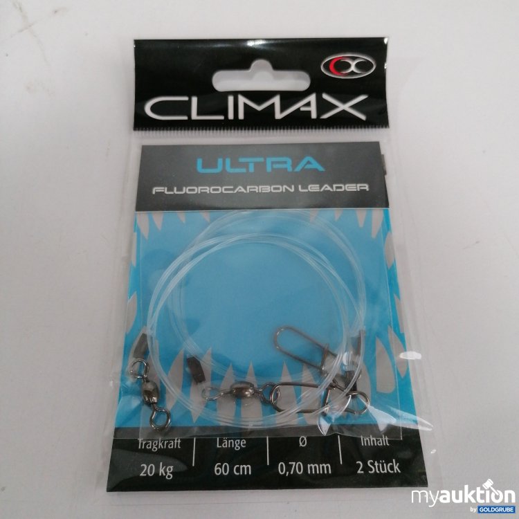 Artikel Nr. 439429: Climax Ultra Fluorocarbon Leader 2Stk., Länge 60cm, Tragkraft 20kg, Durchmesser 0.70mm
