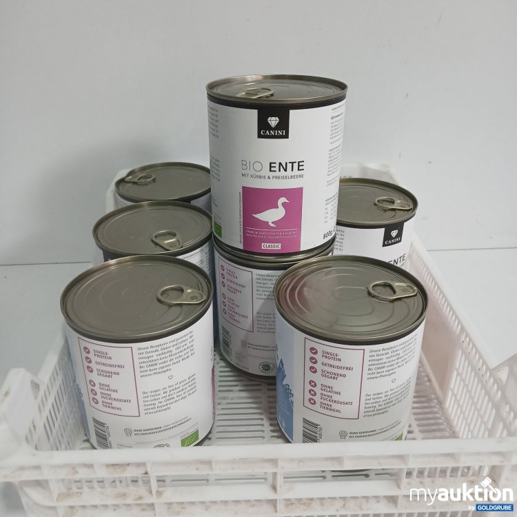 Artikel Nr. 852429: Canini Bio Ente Hundefutter 8x800g