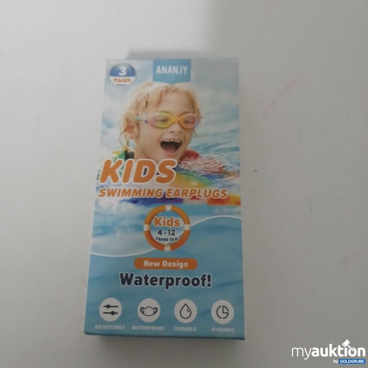 Artikel Nr. 918429: Ananij Kids Swimming Earplugs 3 pairs