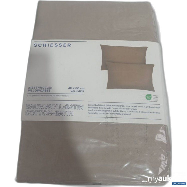 Artikel Nr. 929429 Artikel Nr. 929429: SCHIESSER Kissenhüllen Baumwoll-Satin 40x80 cm 2er-Pack