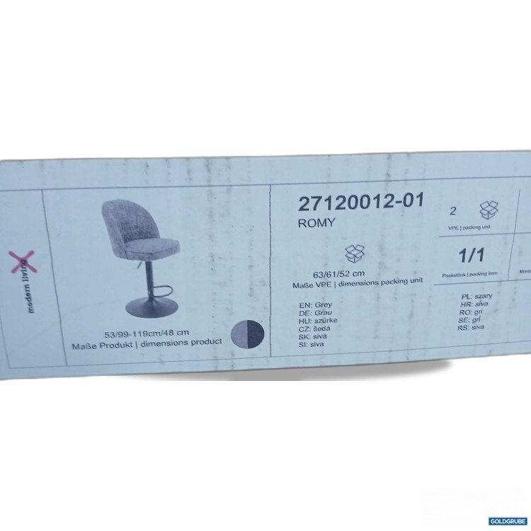 Artikel Nr. 950429: Modern Living  27120012-01 Romy Stuhl 2stk