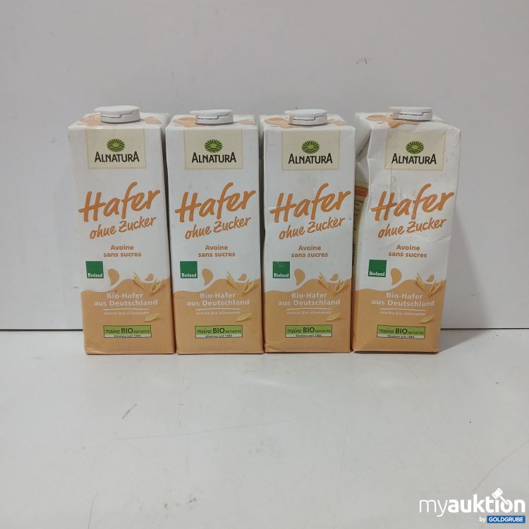 Artikel Nr. 970429 Artikel Nr. 970429: Alnatura Haferdrink ohne Zucker 4×1L