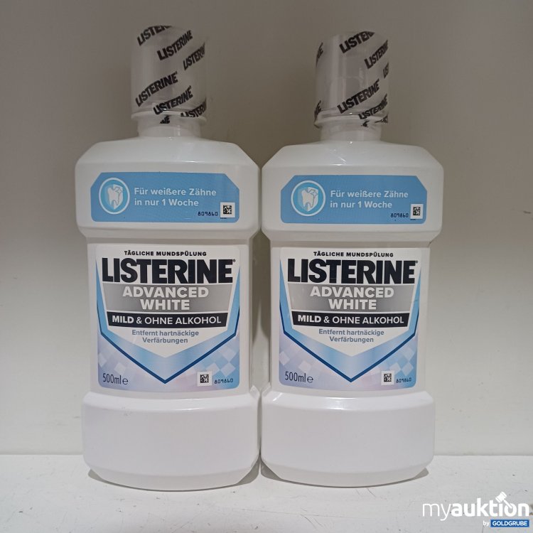 Artikel Nr. 985429 Artikel Nr. 985429: Listerine Advanced White Mundspülung, 2x500ml