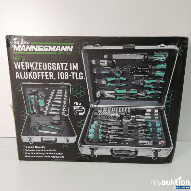 Artikel Nr. 787430 Artikel Nr. 787430: Brüder Mannesmann Werkzeugsatz im Alukoffer 108-Tlg.