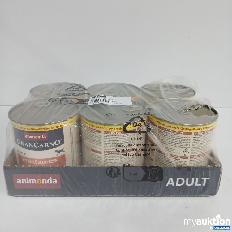 Artikel Nr. 816430 Artikel Nr. 816430: Animonda Katzenfutter Adult Geflügelherzen 6x800g