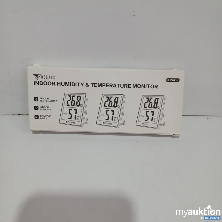Artikel Nr. 821430 Artikel Nr. 821430: Doqaus Indoor Temperatur Monitor 3er