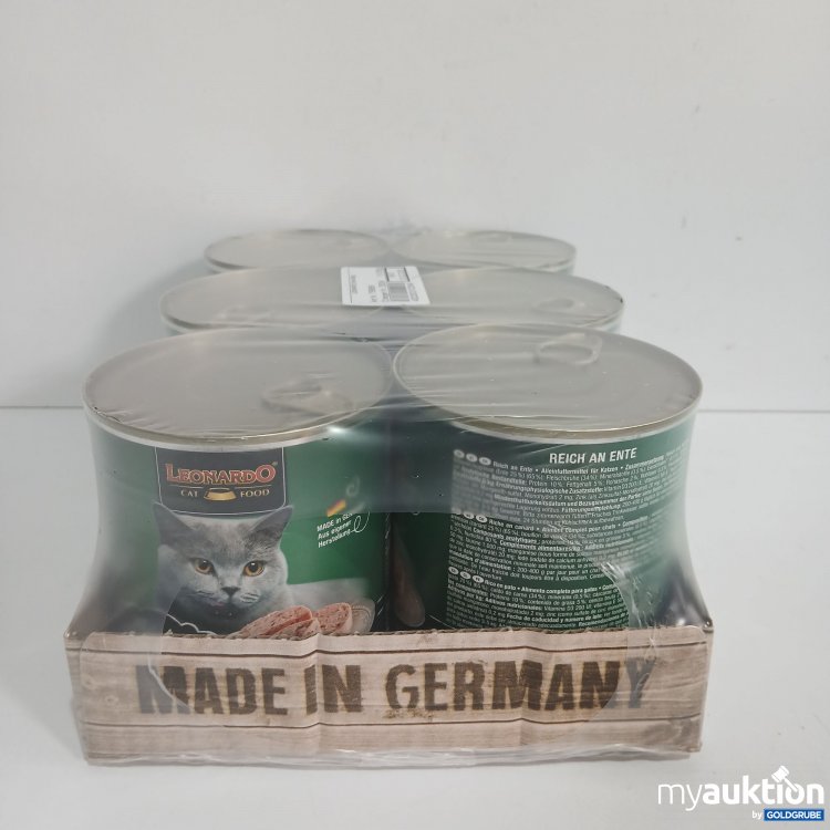 Artikel Nr. 852430: Leonardo Katzenfutter Ente 6x800g